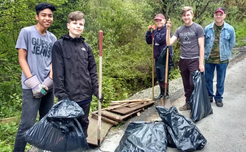 Creek cleanup